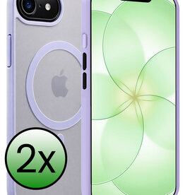 BASEY. BASEY. iPhone 17e Magsafe Hoesje - Lila - 2 PACK