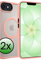 BASEY. BASEY. iPhone 17e Magsafe Hoesje - Perzik - 2 PACK