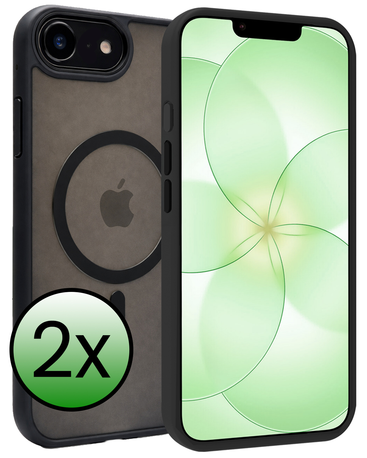 BASEY. BASEY. iPhone 17e Magsafe Hoesje - Zwart - 2 PACK