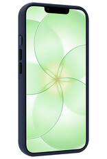 BASEY. BASEY. iPhone 17e Magsafe Hoesje Donkerblauw Met Screenprotector