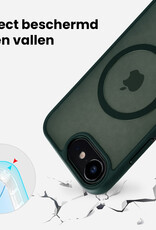 BASEY. BASEY. iPhone 17e Magsafe Hoesje Donkergroen Met Screenprotector