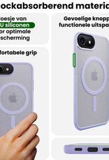 BASEY. BASEY. iPhone 17e Magsafe Hoesje Lila Met Screenprotector
