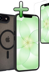 BASEY. BASEY. iPhone 17e Magsafe Hoesje Zwart Met Screenprotector