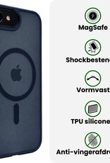 BASEY. BASEY. iPhone 17e Magsafe Hoesje Donkerblauw Met 2x Screenprotector