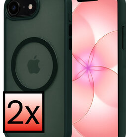 NoXx NoXx iPhone 17e Magsafe Hoesje - Donkergroen - 2 PACK