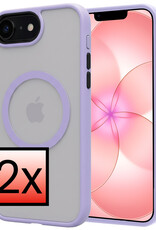 NoXx NoXx iPhone 17e Magsafe Hoesje - Lila - 2 PACK