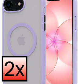 NoXx NoXx iPhone 17e Magsafe Hoesje - Lila - 2 PACK