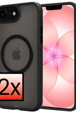 NoXx NoXx iPhone 17e Magsafe Hoesje - Zwart - 2 PACK