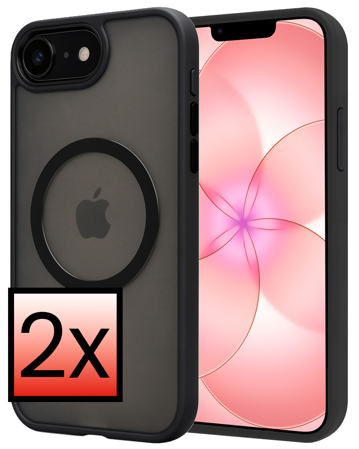 NoXx NoXx iPhone 17e Magsafe Hoesje - Zwart - 2 PACK