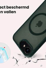 NoXx NoXx iPhone 17e Magsafe Hoesje Donkergroen Met Screenprotector