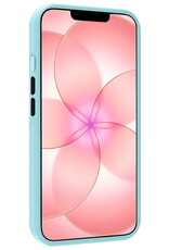 NoXx NoXx iPhone 17e Magsafe Hoesje Lichtblauw Met Screenprotector