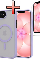 NoXx NoXx iPhone 17e Magsafe Hoesje Lila Met Screenprotector