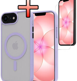 NoXx NoXx iPhone 17e Magsafe Hoesje Lila Met Screenprotector