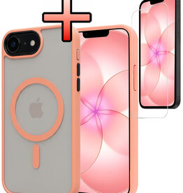 NoXx NoXx iPhone 17e Magsafe Hoesje Perzik Met Screenprotector