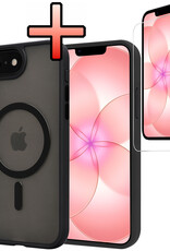 NoXx NoXx iPhone 17e Magsafe Hoesje Zwart Met Screenprotector