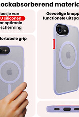 NoXx NoXx iPhone 17e Magsafe Hoesje Lila Met 2x Screenprotector
