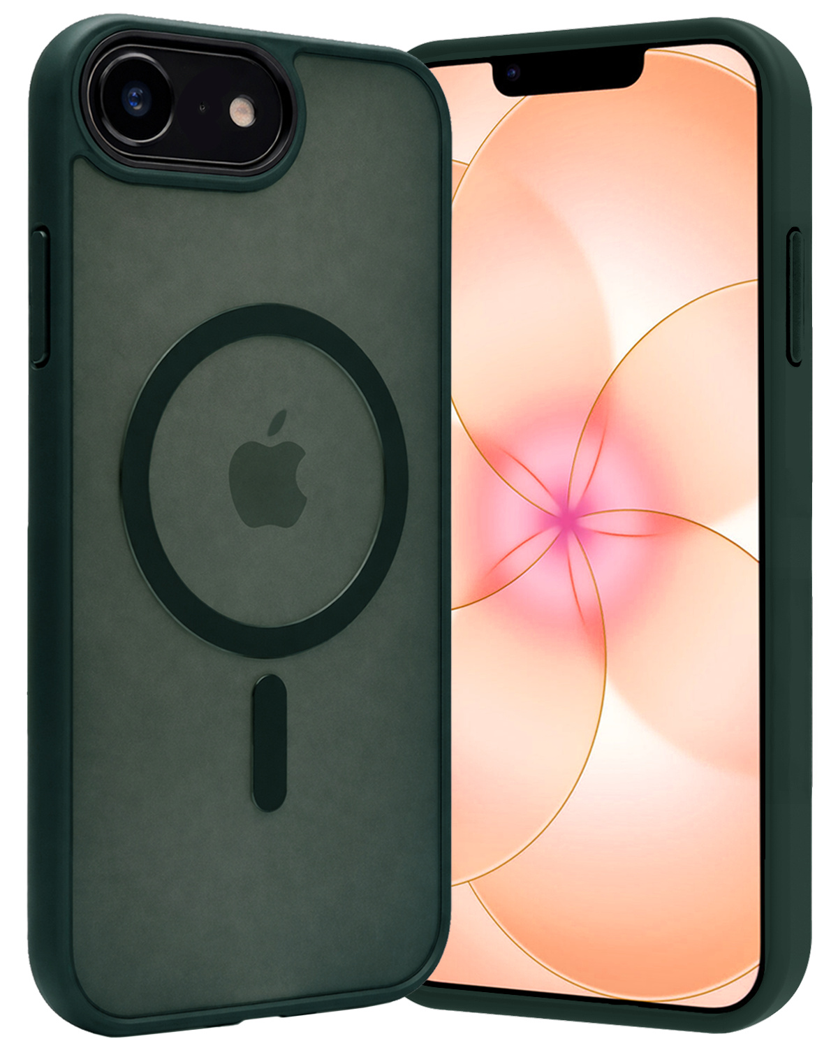 Nomfy Nomfy iPhone 17e Magsafe Hoesje - Donkergroen