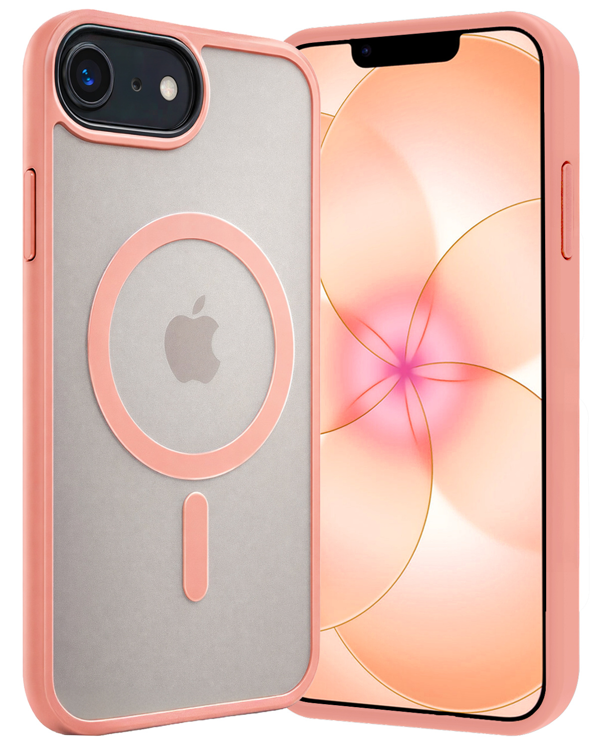 Nomfy Nomfy iPhone 17e Magsafe Hoesje - Perzik