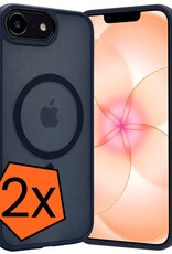 Nomfy Nomfy iPhone 17e Magsafe Hoesje - Donkerblauw - 2 PACK