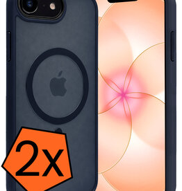 Nomfy Nomfy iPhone 17e Magsafe Hoesje - Donkerblauw - 2 PACK