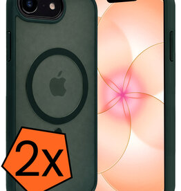 Nomfy Nomfy iPhone 17e Magsafe Hoesje - Donkergroen - 2 PACK