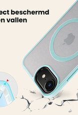 Nomfy Nomfy iPhone 17e Magsafe Hoesje - Lichtblauw - 2 PACK