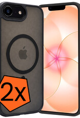 Nomfy Nomfy iPhone 17e Magsafe Hoesje - Zwart - 2 PACK