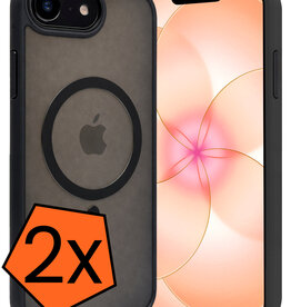 Nomfy Nomfy iPhone 17e Magsafe Hoesje - Zwart - 2 PACK