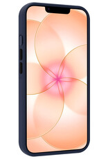 Nomfy Nomfy iPhone 17e Magsafe Hoesje Donkerblauw Met Screenprotector