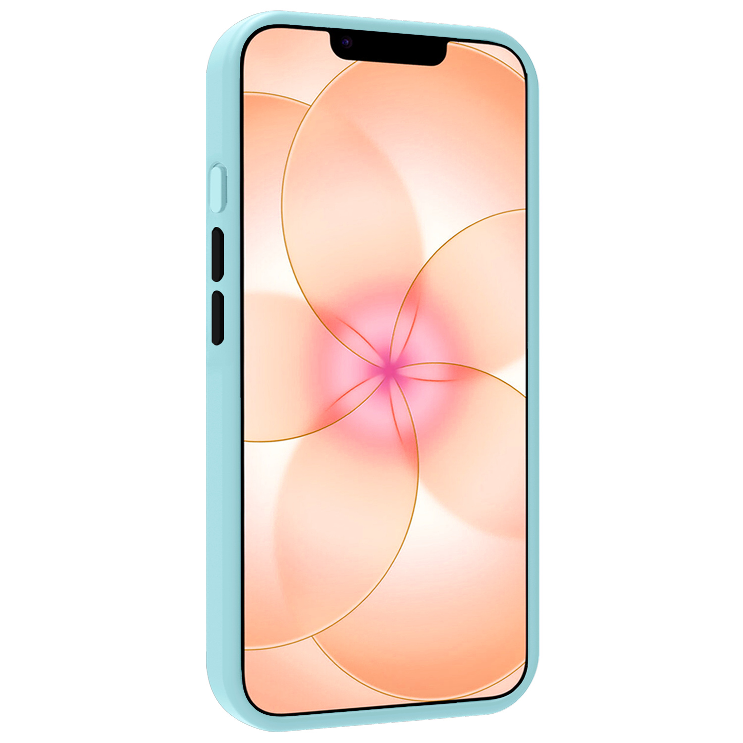 Nomfy Nomfy iPhone 17e Magsafe Hoesje Lichtblauw Met Screenprotector