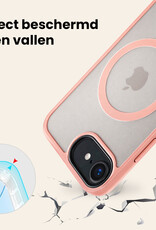 Nomfy Nomfy iPhone 17e Magsafe Hoesje Perzik Met Screenprotector