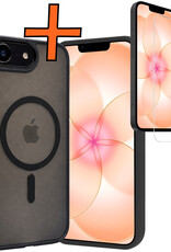 Nomfy Nomfy iPhone 17e Magsafe Hoesje Zwart Met Screenprotector