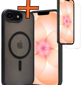 Nomfy Nomfy iPhone 17e Magsafe Hoesje Zwart Met Screenprotector