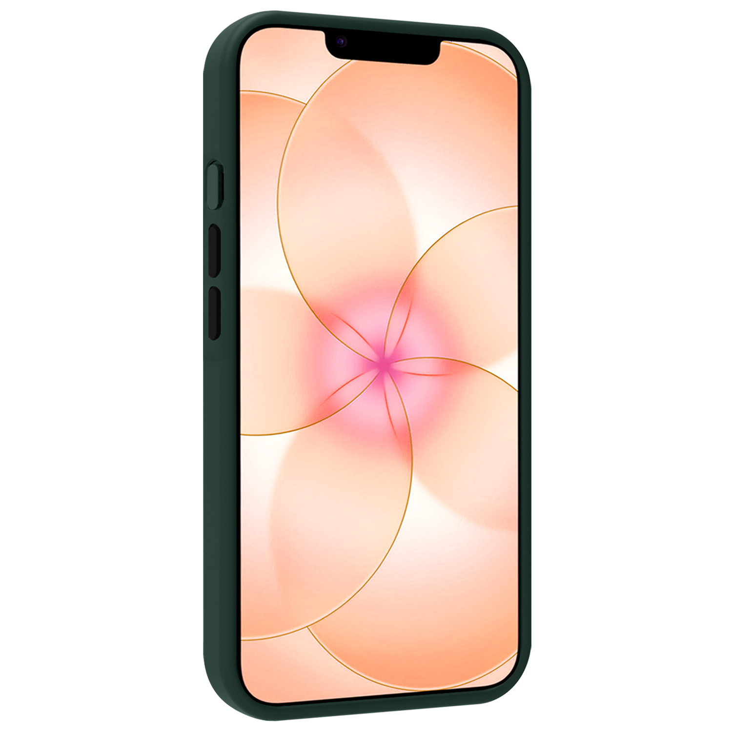 Nomfy Nomfy iPhone 17e Magsafe Hoesje Donkergroen Met 2x Screenprotector