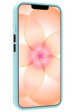 Nomfy Nomfy iPhone 17e Magsafe Hoesje Lichtblauw Met 2x Screenprotector