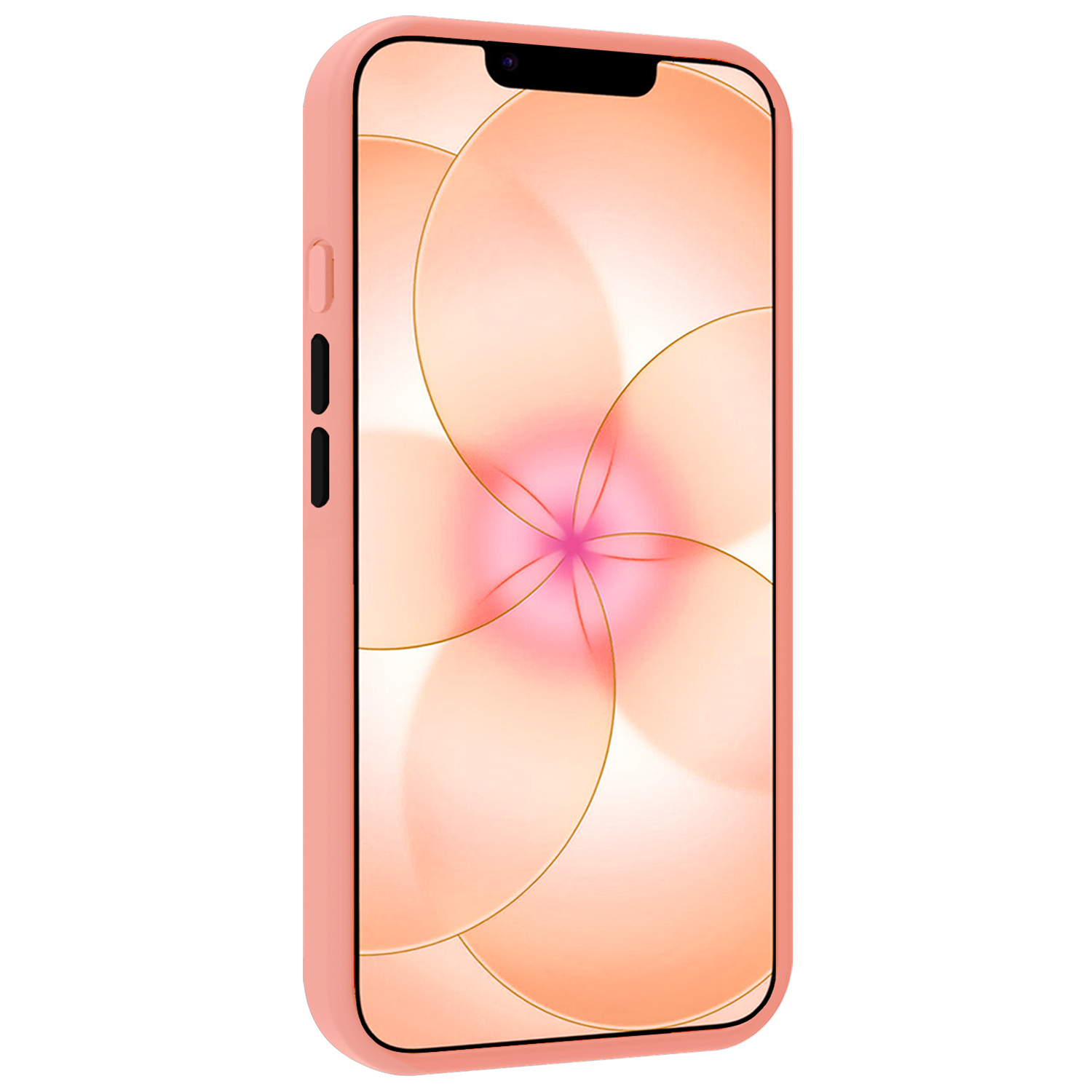 Nomfy Nomfy iPhone 17e Magsafe Hoesje Perzik Met 2x Screenprotector