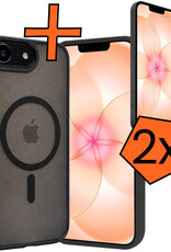 Nomfy Nomfy iPhone 17e Magsafe Hoesje Zwart Met 2x Screenprotector