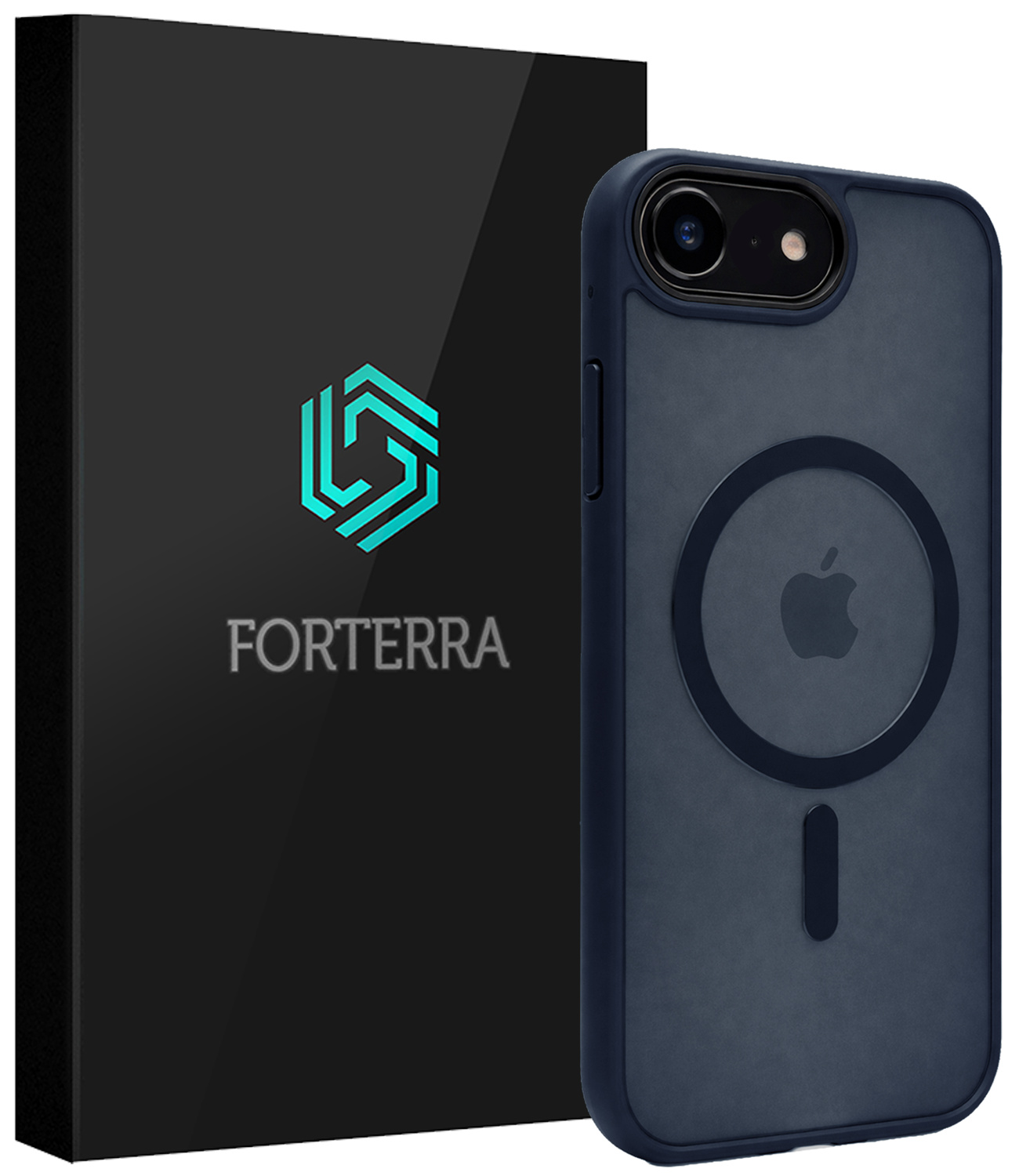 Forterra Forterra iPhone 17e Magsafe Hoesje - Donkerblauw