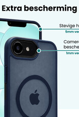 Forterra Forterra iPhone 17e Magsafe Hoesje - Donkerblauw