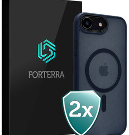 Forterra Forterra iPhone 17e Magsafe Hoesje - Donkerblauw - 2 PACK
