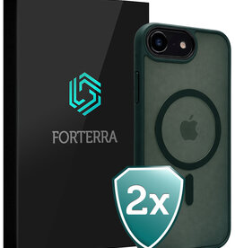 Forterra Forterra iPhone 17e Magsafe Hoesje - Donkergroen - 2 PACK