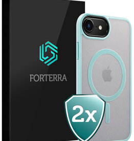 Forterra Forterra iPhone 17e Magsafe Hoesje - Lichtblauw - 2 PACK