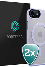 Forterra Forterra iPhone 17e Magsafe Hoesje - Lila - 2 PACK