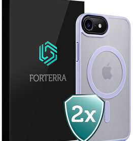 Forterra Forterra iPhone 17e Magsafe Hoesje - Lila - 2 PACK
