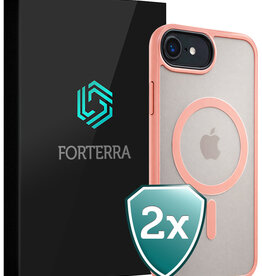 Forterra Forterra iPhone 17e Magsafe Hoesje - Perzik - 2 PACK