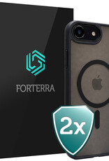 Forterra Forterra iPhone 17e Magsafe Hoesje - Zwart - 2 PACK