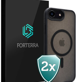Forterra Forterra iPhone 17e Magsafe Hoesje - Zwart - 2 PACK