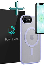 Forterra Forterra iPhone 17e Magsafe Hoesje Lila Met Screenprotector