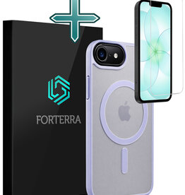 Forterra Forterra iPhone 17e Magsafe Hoesje Lila Met Screenprotector