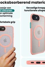Forterra Forterra iPhone 17e Magsafe Hoesje Perzik Met Screenprotector